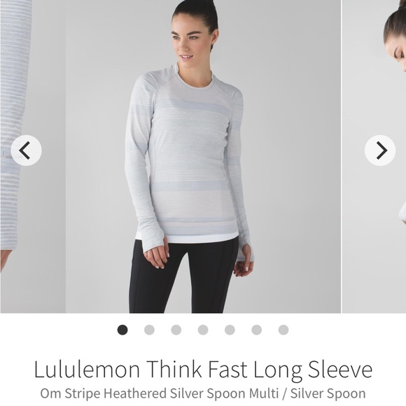 lululemon athletica Tops - Lululemon Think Fast Long Sleeve Size 6